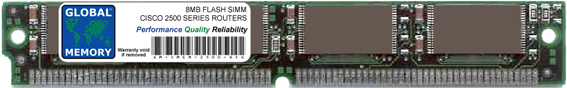 8MB FLASH SIMM MEMORY RAM FOR CISCO 2500 SERIES ROUTERS (MEM2500-8FS)
